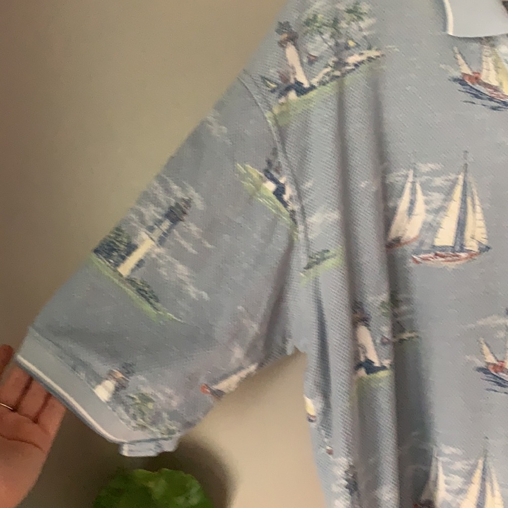 Vintage Boca Classics Men’s Printed Polo - Picture 3 of 5
